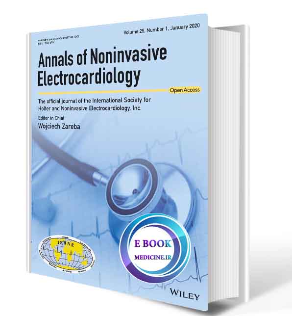 دانلود کتاب Annals of Noninvasive Electrocardiology January 2020(ORIGINAL PDF)